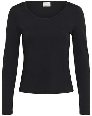 Kaffe Long Sleeve Tops - Blu