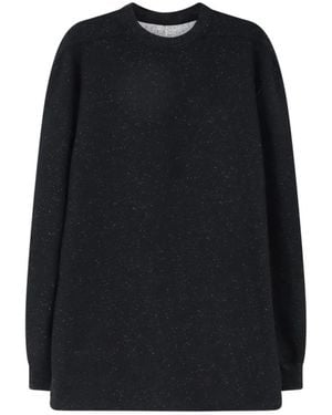 Rick Owens Round-Neck Knitwear - Negro