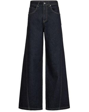 co'couture Jeans ,Blauw ,Denim Solecc Wide Jeans