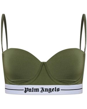 Palm Angels Beugel Bh Met Afneembare Bandjes - Groen