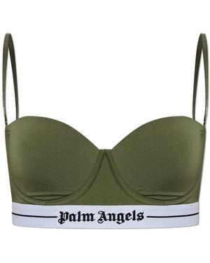 Palm Angels Bh Mit Abnehmbaren Trägern - Grün