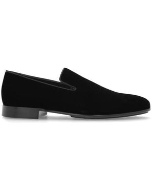 Etro Velvet Loafers - Zwart