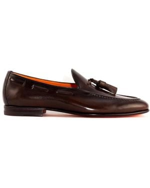 Santoni Loafers - Marrone