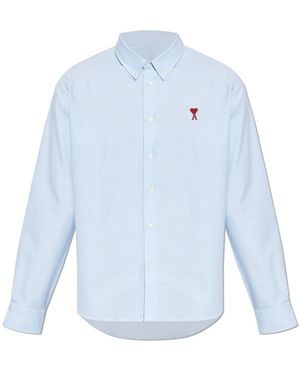 Ami Paris Casual Shirts - Blue