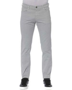 Trussardi Graue Baumwoll Herren Jeans