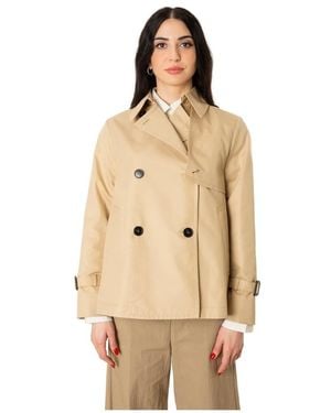 Weekend by Maxmara Jassen ,Katoen Biglia Trench - Naturel