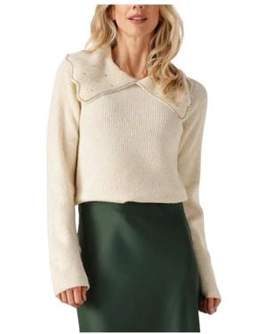 Y.A.S Round-Neck Strickwaren - Grün