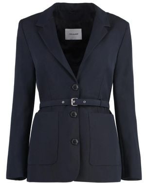 Yves Salomon Blazers - Blue