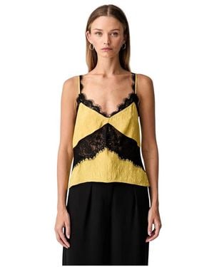 Pinko Sleeveless Tops - Negro