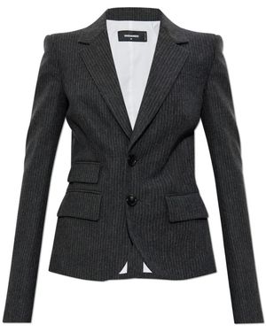 DSquared² Nadelstreep Blazer - Zwart
