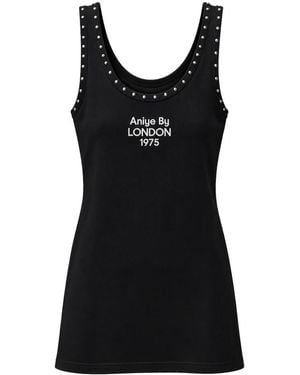 Aniye By Sleeveless Tops - Black