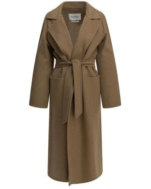 Max Mara Belted Coats - Neutro