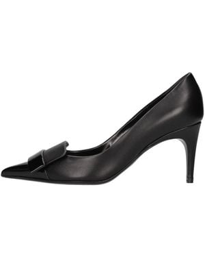 Sergio Rossi Pumps Aus Leder - Schwarz