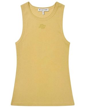 Munthe Ärmellose Tops - Gelb