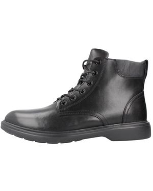 Geox Lace-Up Boots - Black