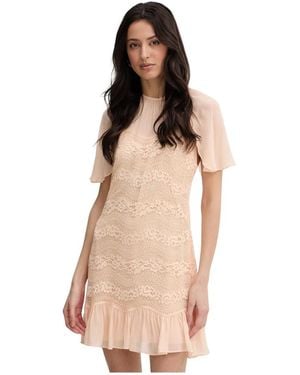 Twinset Ausgestelltes Kleid - Natur