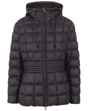 Moncler Engoulevent Korte Gewatteerde Donsjas - Grijs