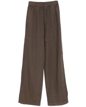 Fay Straight Pants - Brown