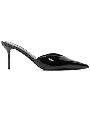 Paris Texas Heeled Mules - Noir