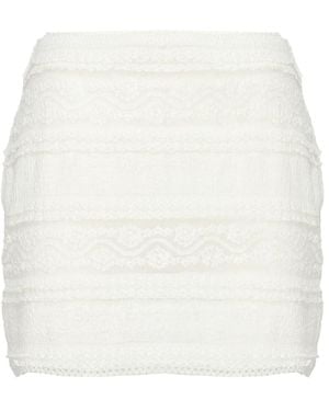 Charo Ruiz Short Skirts - Blanco