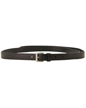 Prada Nappa Leren Riem - Zwart