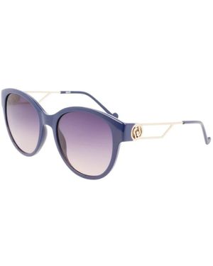 Liu Jo Blaue injizierte sonnenbrille für frauen - Lila