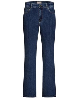 Marella Straight Jeans - Bleu
