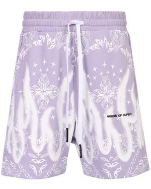Vision Of Super Casual Shorts - Purple