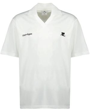 Courreges Polo Shirts - White