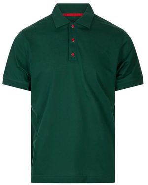 Kiton Tops ,Groen ,Katoen Umk 1090 Polo Shirt
