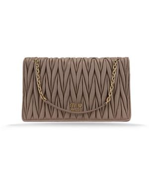 Miu Miu Cross Body Bags - Brown