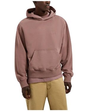 OLAF HUSSEIN Signature Boxy Hoodie - Bruin