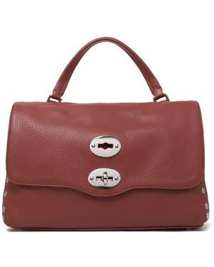 Zanellato Tassen ,Rood ,Leer Postina Handtas