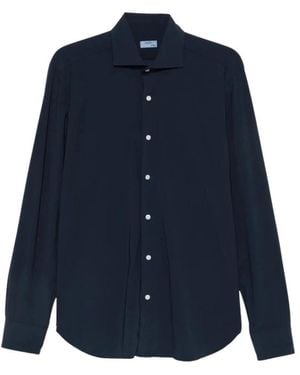 Barba Napoli Formal Shirts - Blue