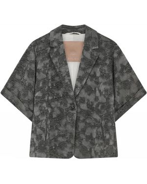 GUSTAV Jassen ,Grijs ,Leer Blazers
