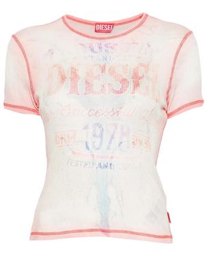 DIESEL T-Shirts - Pink