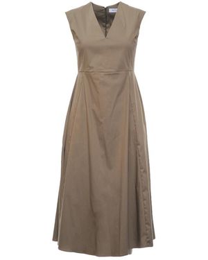 Gran Sasso Midi Dresses - Brown