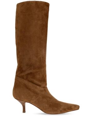 Paris Texas Rose Heeled Laarzen - Bruin