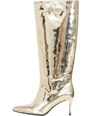ARMANI EXCHANGE Heeled Boots - Natural