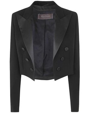 Max Mara Kurze smokingjacke - Schwarz