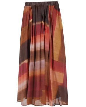 Kiltie Midi Skirts - Rojo