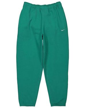 Nike Solo Swoosh Fleece Pant - Groen