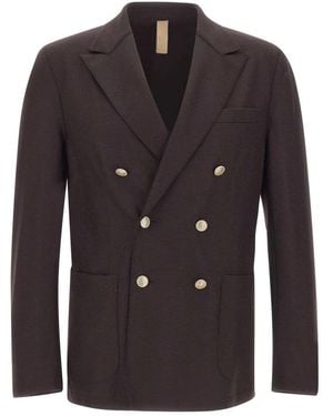 Eleventy Dubbelrijige Blazer - Zwart