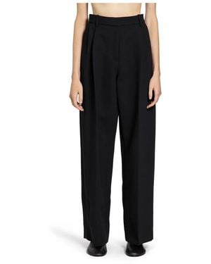 KHAITE Wide Trousers - Black
