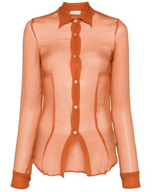Dries Van Noten Shirts - Naranja