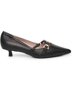 Coccinelle Schoenen ,Zwart ,Leer Pump Smooth Leather
