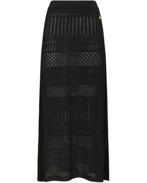 Akep Maxi Skirts - Black