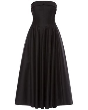 Alberta Ferretti Midi Dresses - Black