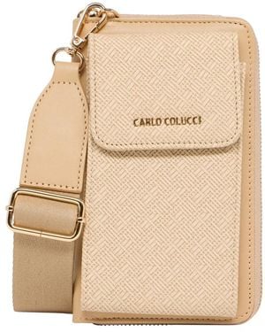 carlo colucci Cross Body Bags - Natural