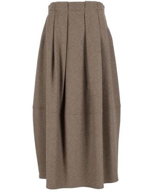 Antonelli Midi Skirts - Marron